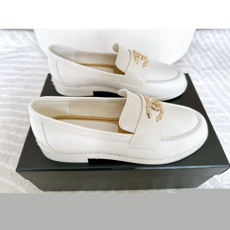Ch*el leather shoes